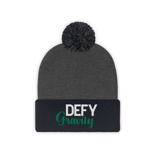 Defy Gravity Pom Pom Beanie