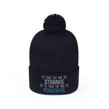Load image into Gallery viewer, Strange/Powerful Pom Pom Beanie