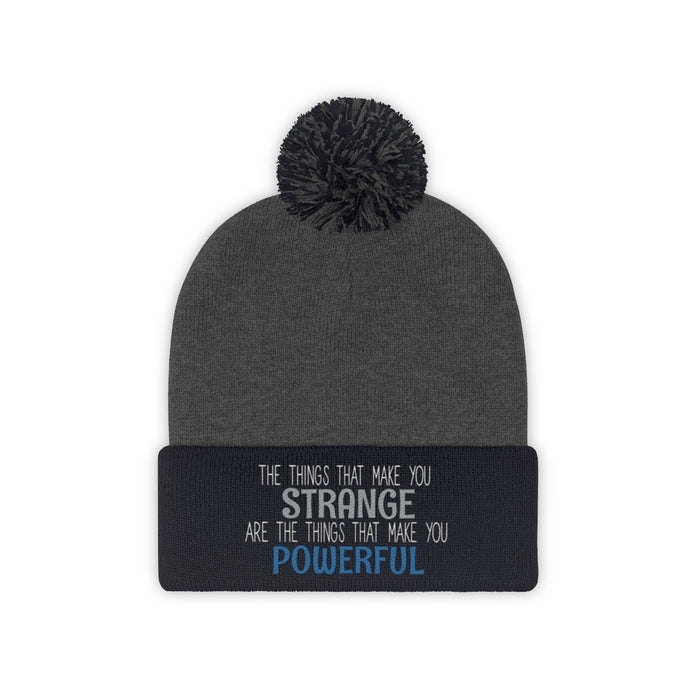 Strange/Powerful Pom Pom Beanie