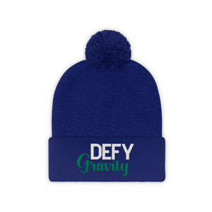 Defy Gravity Pom Pom Beanie