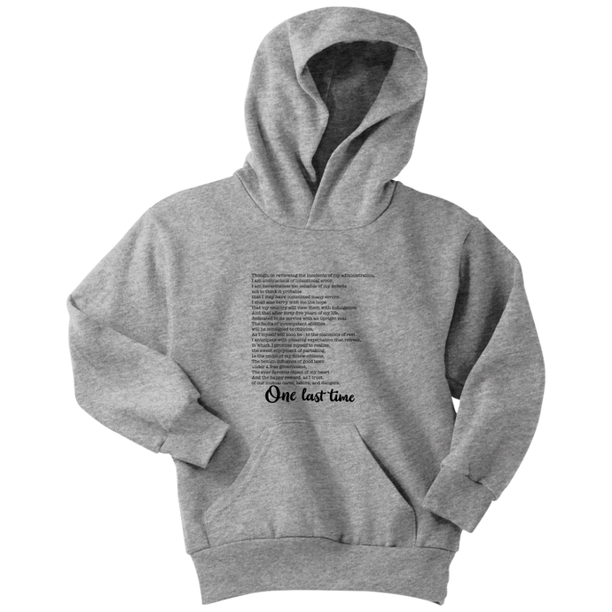 One Last Time Youth Hoodie
