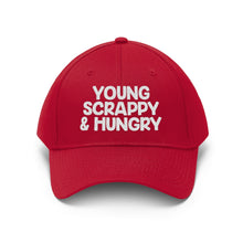 Load image into Gallery viewer, Young Scrappy &amp; Hungry Unisex Twill Hat