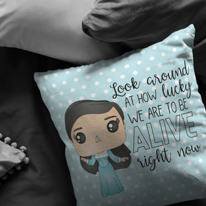 Eliza Schuyler Throw Pillow