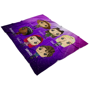 Six Queens Fleece Blanket