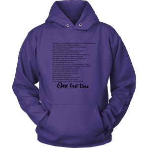 One Last Time Hoodie