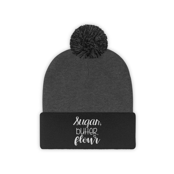 Sugar, Butter, Flour Pom Pom Beanie