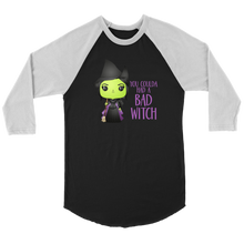 Load image into Gallery viewer, Bad Witch Raglan T-Shirt