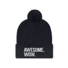 Load image into Gallery viewer, Awesome Wow Pom Pom Beanie