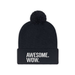 Awesome Wow Pom Pom Beanie