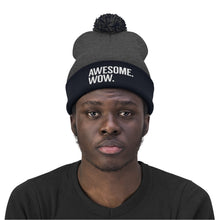 Load image into Gallery viewer, Awesome Wow Pom Pom Beanie