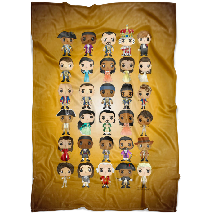 Hamilton Pop Chart Blanket