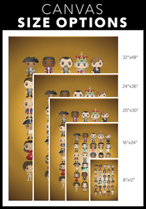Hamilton Pop Chart (16X24 Canvas)