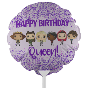 Six Queens Birthday Balloon