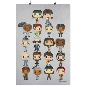 Hadestown Pop Chart Poster