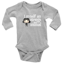 Load image into Gallery viewer, Lydia Strange &amp; Unusual Long Sleeved Infant Bodysuit