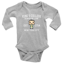 Load image into Gallery viewer, King&#39;s College Long Sleeved Infant Bodysuit