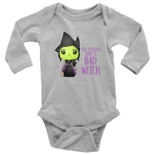 Load image into Gallery viewer, Bad Witch Long Sleeved Infant Bodysuit