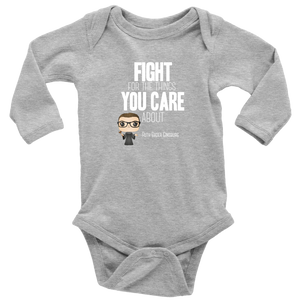 RBG Fight Long Sleeved Infant Bodysuit