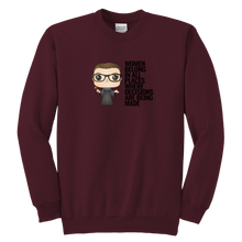 Load image into Gallery viewer, RBG Youth Crewneck Sweatshirt