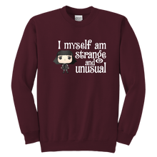 Load image into Gallery viewer, Lydia Strange &amp; Unusual Youth Crewneck Sweatshirt