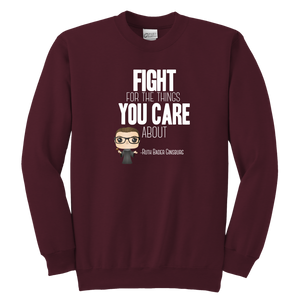 RBG Fight Youth Crewneck Sweatshirt