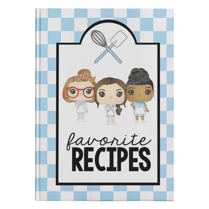 Waitress Recipe Hardcover Journal