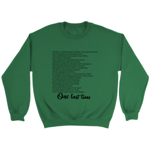 One Last Time Crewneck Sweatshirt