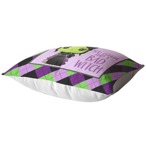 Bad Witch Throw Pillow