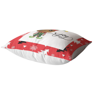 Burr Elf Throw Pillow