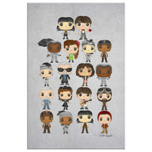 Load image into Gallery viewer, Hadestown Pop Chart Canvas (20X30)
