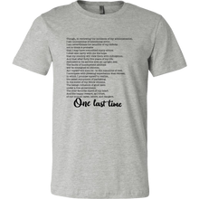 Load image into Gallery viewer, One Last Time T-Shirt