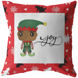 Burr Elf Throw Pillow