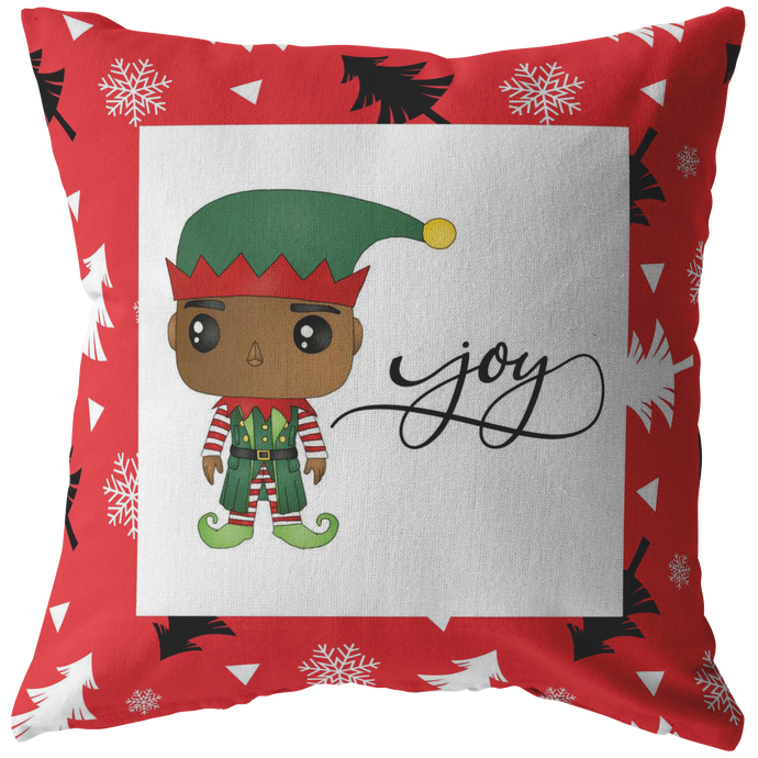 Burr Elf Throw Pillow