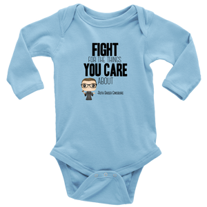 RBG Fight Long Sleeved Infant Bodysuit