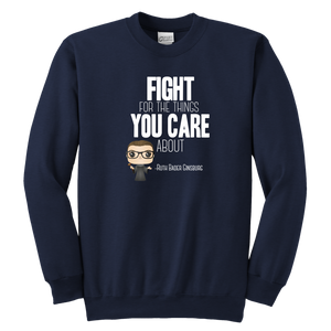 RBG Fight Youth Crewneck Sweatshirt