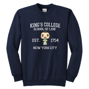 King's College Youth Crewneck Sweatshirt