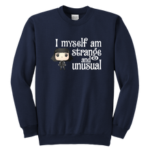 Load image into Gallery viewer, Lydia Strange &amp; Unusual Youth Crewneck Sweatshirt