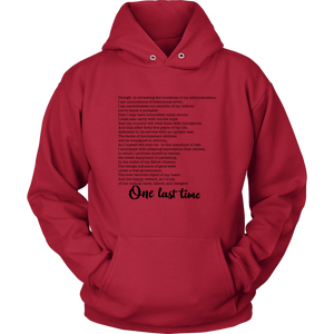 One Last Time Hoodie
