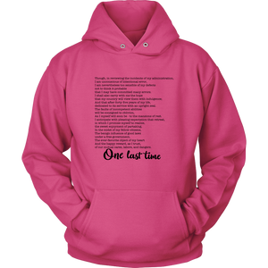One Last Time Hoodie