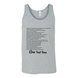 One Last Time Tank