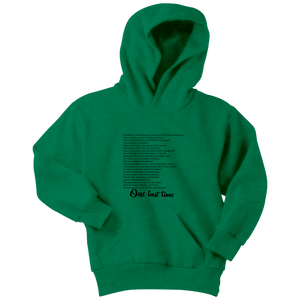 One Last Time Youth Hoodie