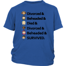 Load image into Gallery viewer, Six Queens Youth T-Shirt