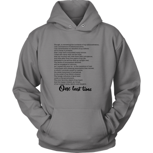 One Last Time Hoodie