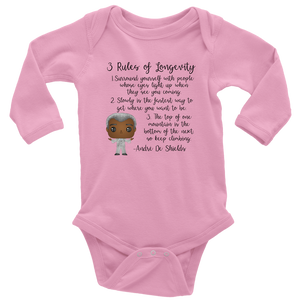 Andre De Shields Long Sleeved Infant Bodysuit