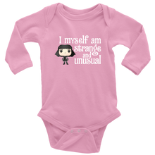 Load image into Gallery viewer, Lydia Strange &amp; Unusual Long Sleeved Infant Bodysuit