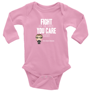 RBG Fight Long Sleeved Infant Bodysuit