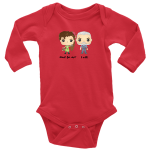 Persephone & Hades Long Sleeved Infant Bodysuit