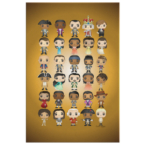 Hamilton Pop Chart (16X24 Canvas)