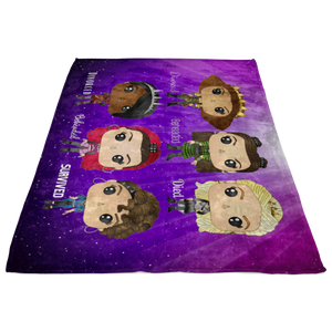 Six Queens Fleece Blanket