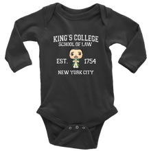 Load image into Gallery viewer, King&#39;s College Long Sleeved Infant Bodysuit